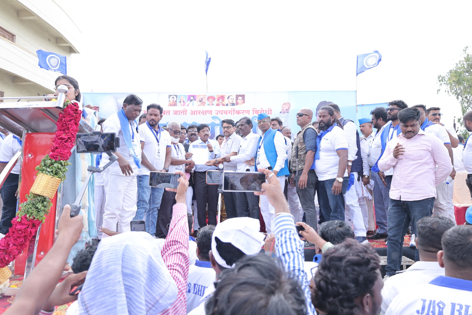 सहा डिसेंबर पर्यंत आरक्षण उपवर्गीकरण वापीस घेतले नाहीतर याद राखा;सरसेनानी आनंदराज आंबेडकर